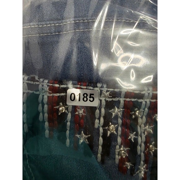 Love Indigo Denim Bermuda Shorts Women Size 6 Blue Mid Rise Five Pocket - Picture 6 of 6